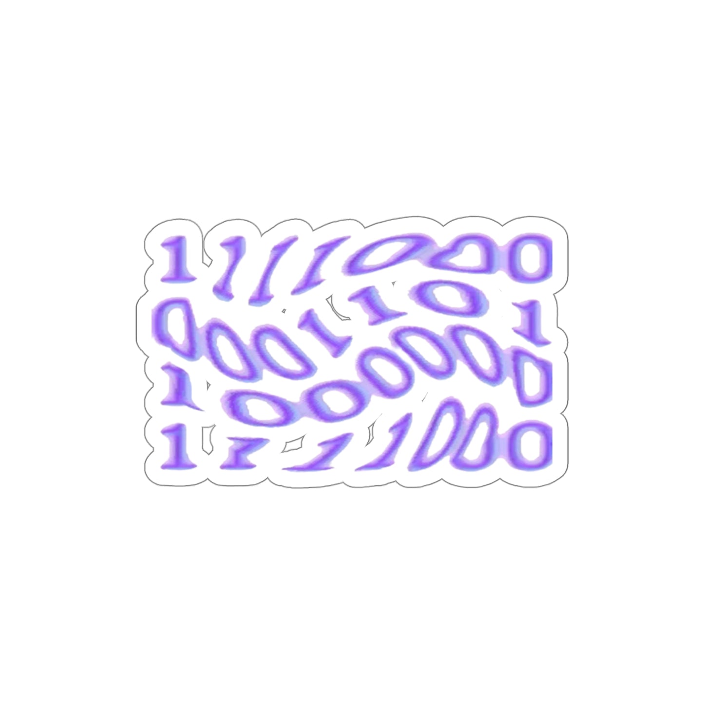 Binary Code Sticker