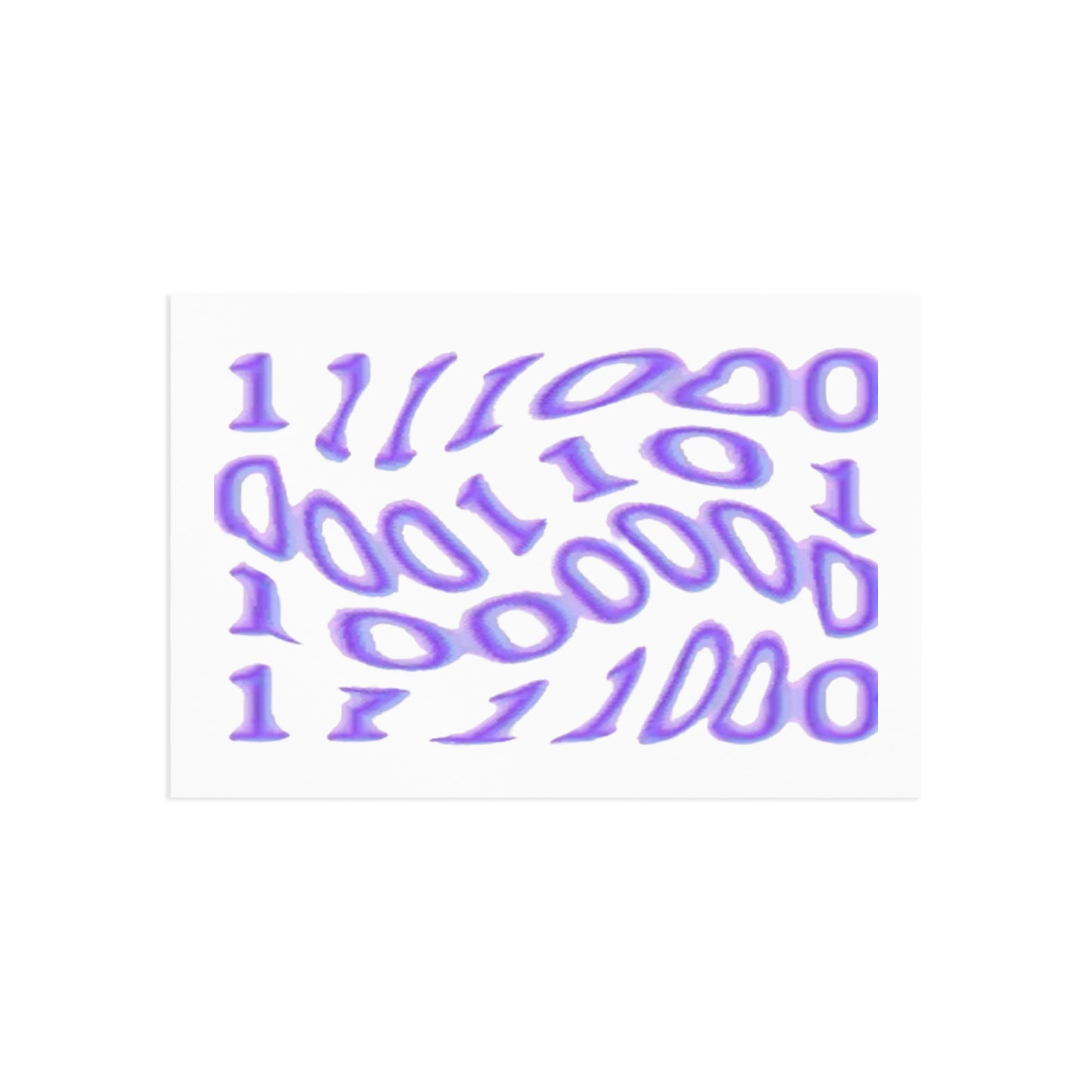 Binary Code Postcard