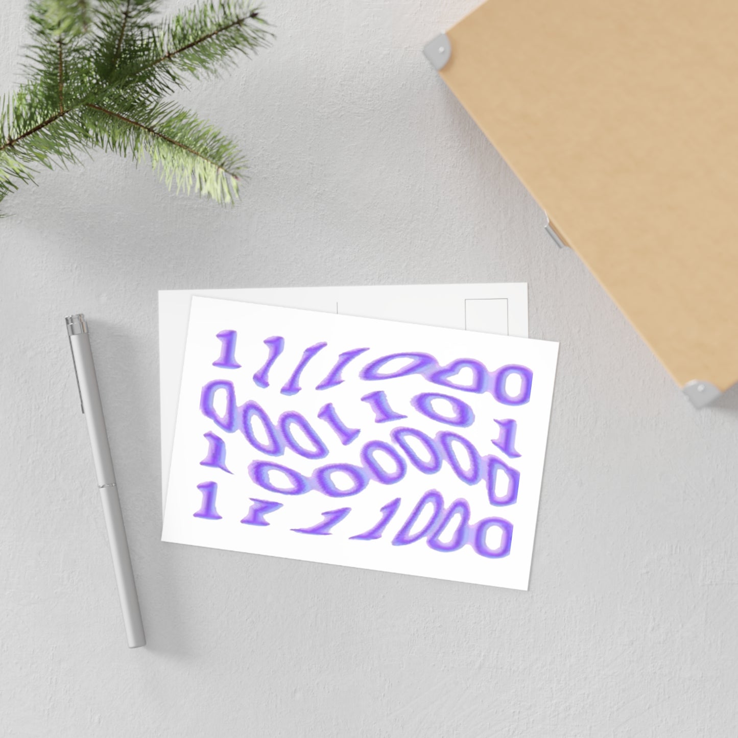 Binary Code Postcard